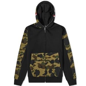 A BATHING APE CAMO HOODIE